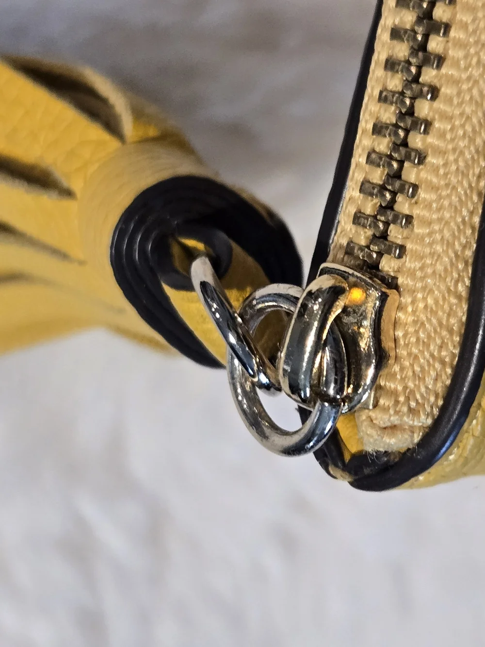 kate spade Yellow Leather Tassel Clutch - Picture 6 of 8